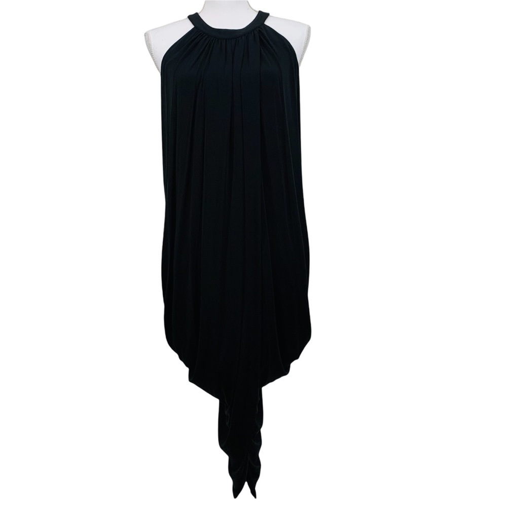 BCBGMAXAZRIA / Black Cocoon Style Dress / Medium / Goth Glam Formal Whimsigoth